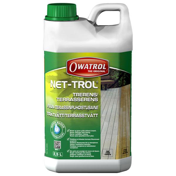 Owatrol Net-Trol – Agent pour nettoyer et restaurer la couleur du bois 1 L – AlgaWood