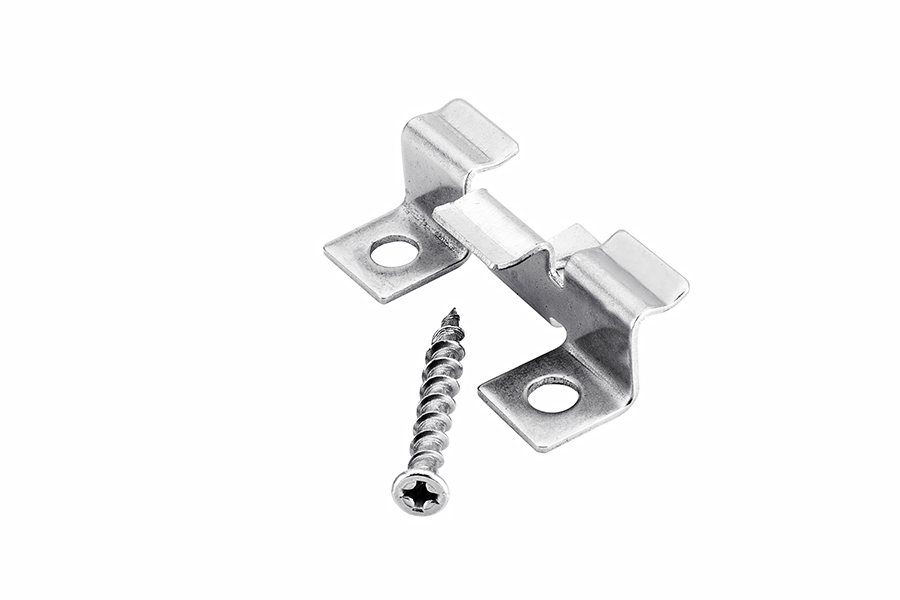 Clip de fixation composite + vis pour lames de terrasse WPC 4DECK – AlgaWood