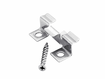 Clip de fixation composite + vis pour lames de terrasse WPC 4DECK