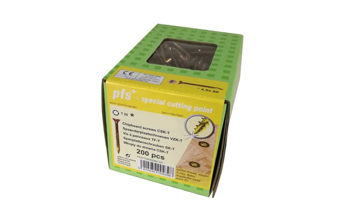 5,0×100 Vis à bois Zinc jaune PFS+