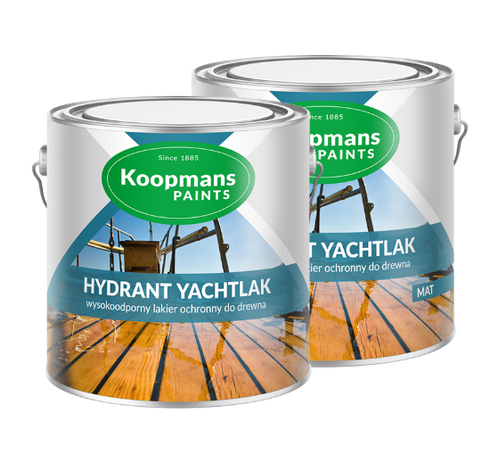 Koopmans HYDRANT YACHTLAK 2,5L – Vernis de protection du bois pour conditions météorologiques difficiles