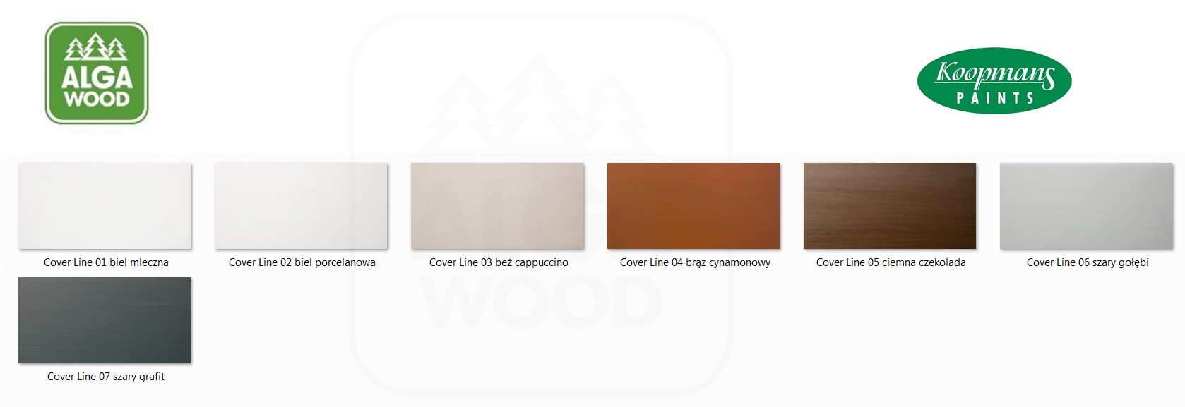 Koopmans COVER LINE XT/ XT WIT 1L – Vernis colorant avec fonction imprégnation – AlgaWood