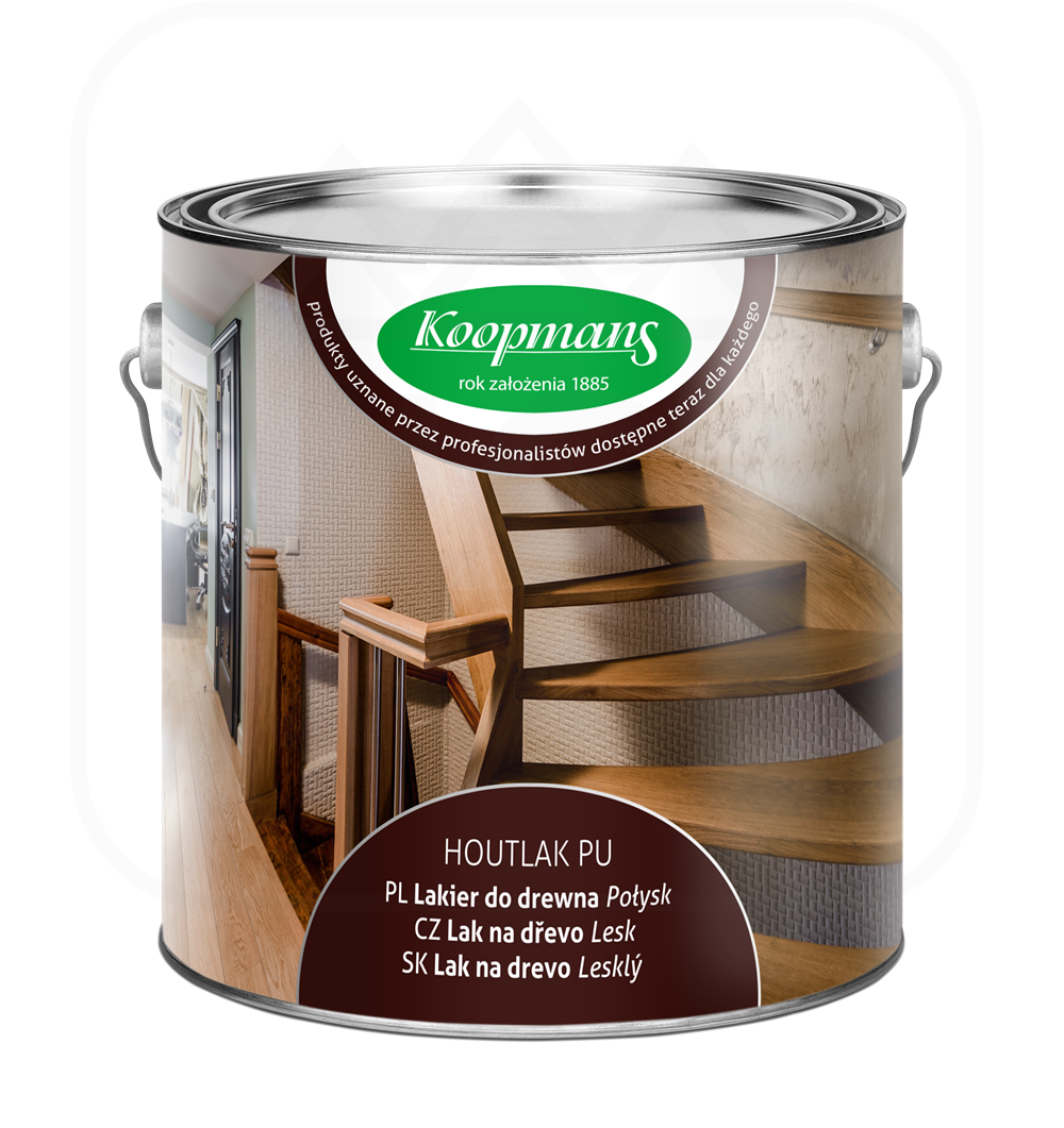 Koopmans HOUTLAK PU 250ml Incolore – Vernis à bois pour intérieur – AlgaWood