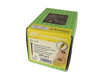 Vis à bois 4,5×70 Zinc jaune PFS+
