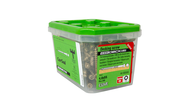 Vis à bois 4,8×55 ESSVE Corrseal C4 ESSDECK MAX (1000 pcs.)