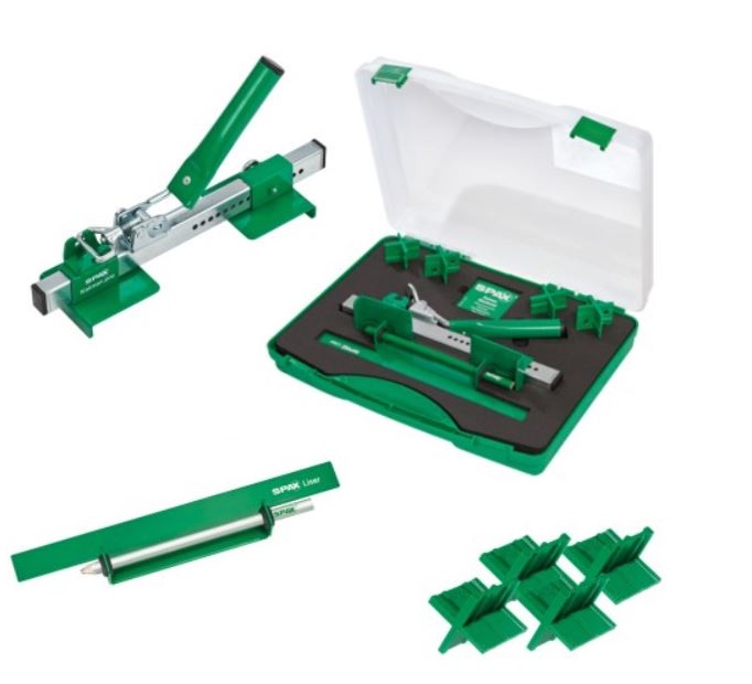 SPAX Kaiman pro – Kit pour serrer facilement les planches lors de l'installation – AlgaWood