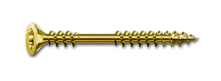 Vis à bois 4,5×50 Zinc jaune SPAX – AlgaWood