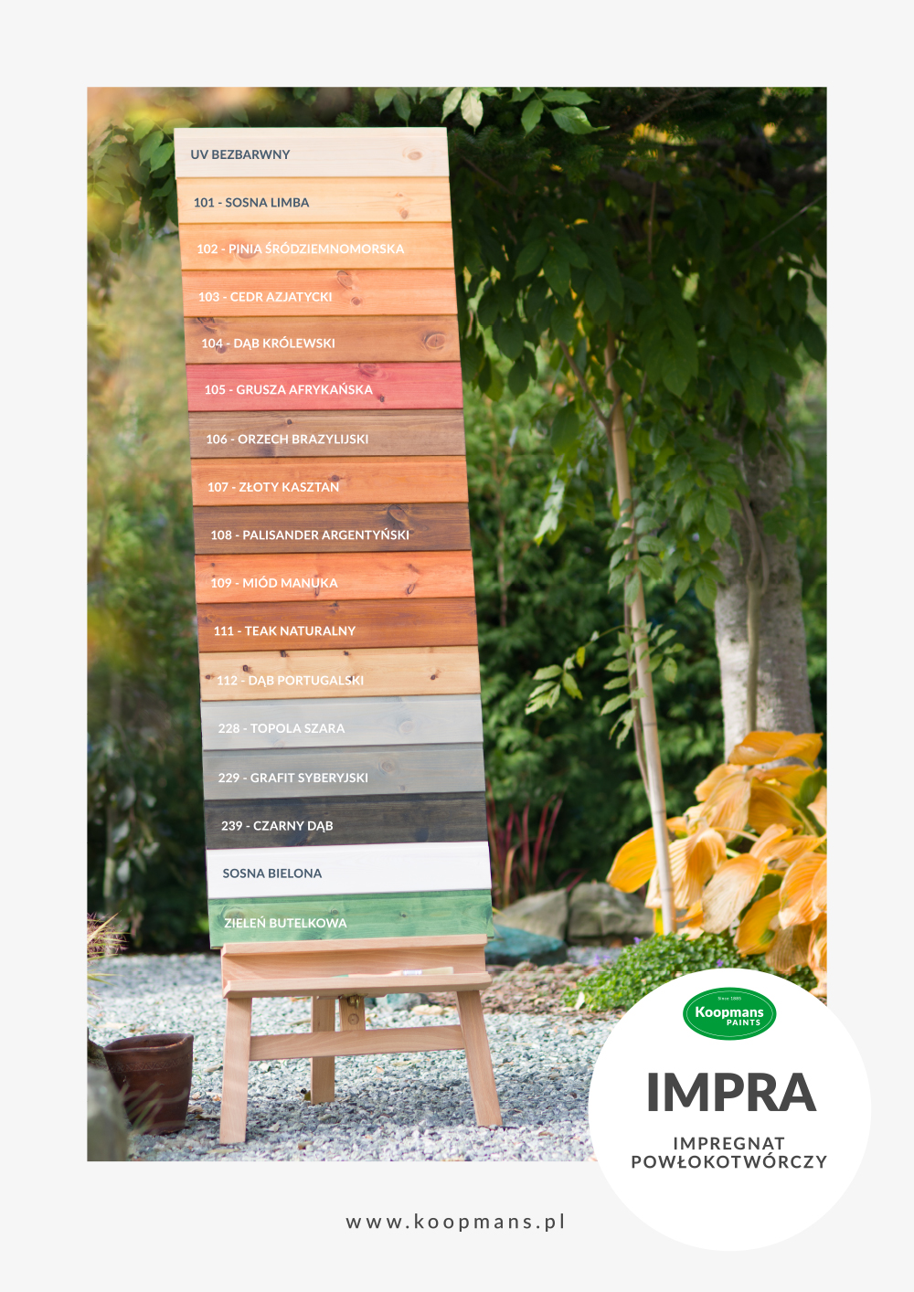 Koopmans IMPRA 2,5L – Imprégnation filmogène pour bois – AlgaWood