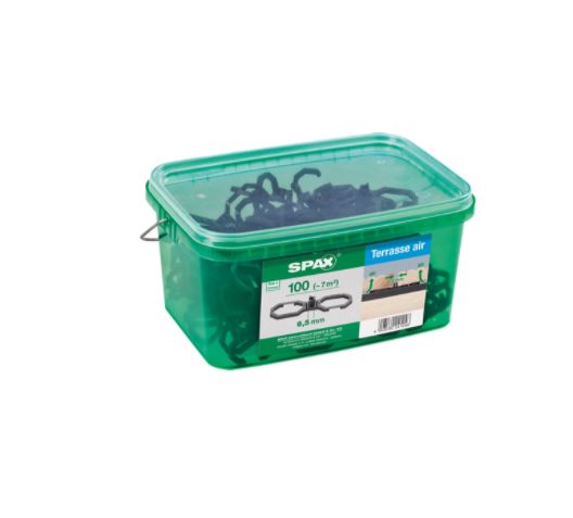 SPAX AIR 4,5 mm / 6,5 mm [40 pcs.] maintenant le flux d'air et une meilleure ventilation de la terrasse – AlgaWood