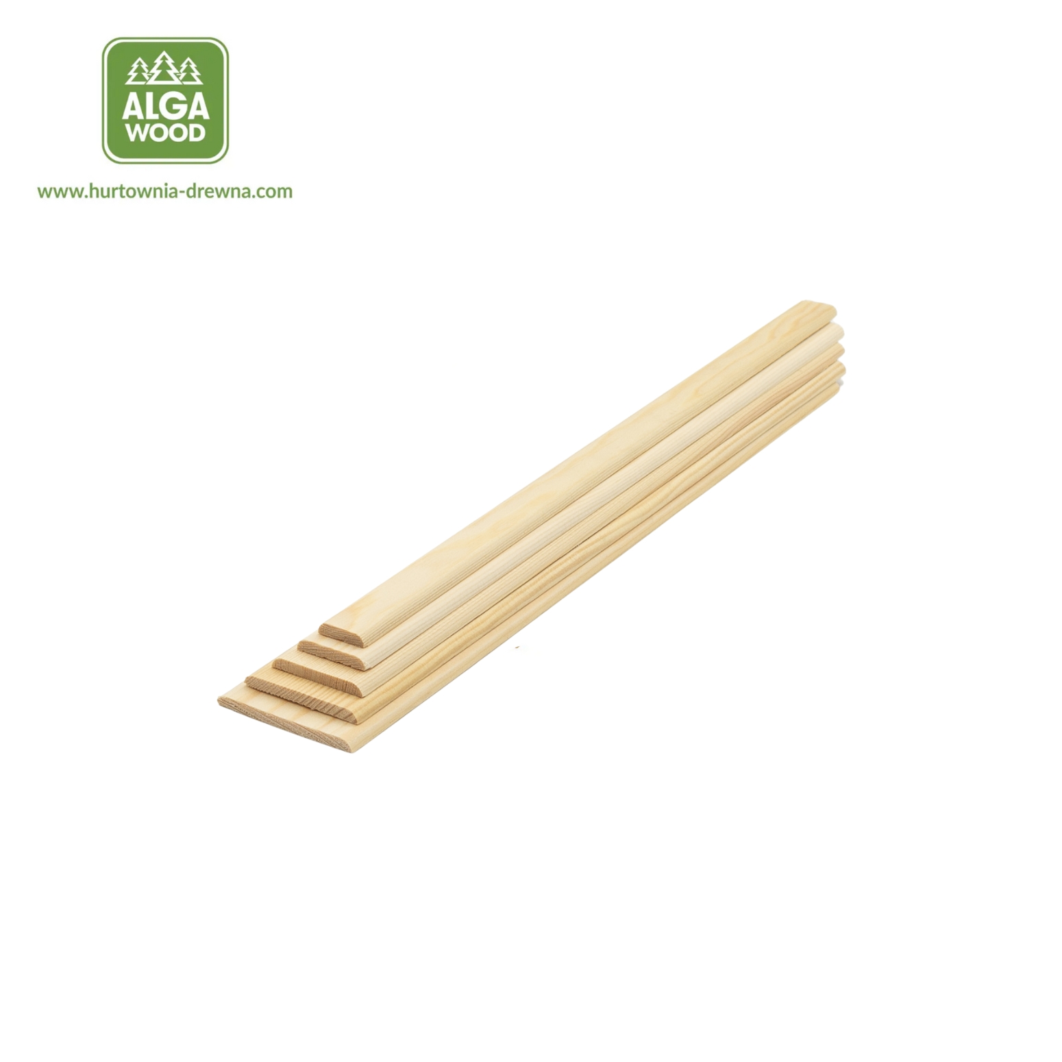 Bande de masquage en bois de pin 5×40 – AlgaWood