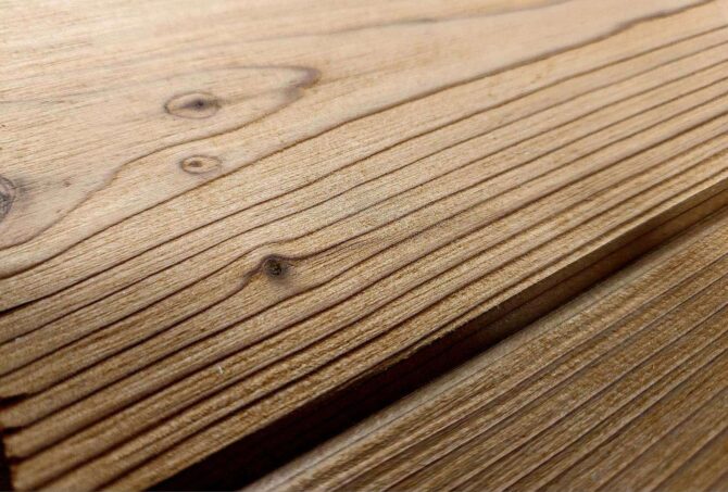 Panneau brossé Thermo Épicéa 19×140 classe FAZA Naturel – AlgaWood
