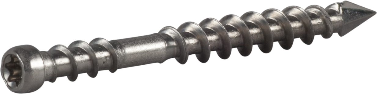 Vis de terrasse 4,8×60 ESSVE HDS A2 pour installation cachée – pour HDS 110-150mm