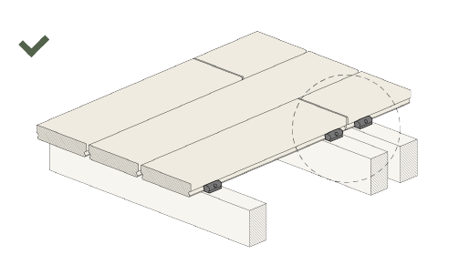 Clip pour Thermo Bois BROfix – installation cachée – AlgaWood