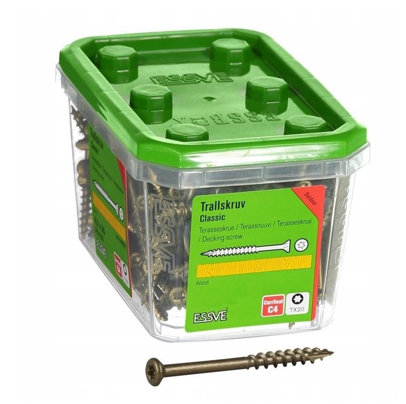 Vis à bois 6,0×140 ESSVE Corrseal C4 (100 pièces)