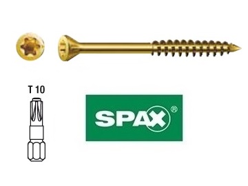 Vis à bois galvanisées SPAX 3,5×45 – AlgaWood