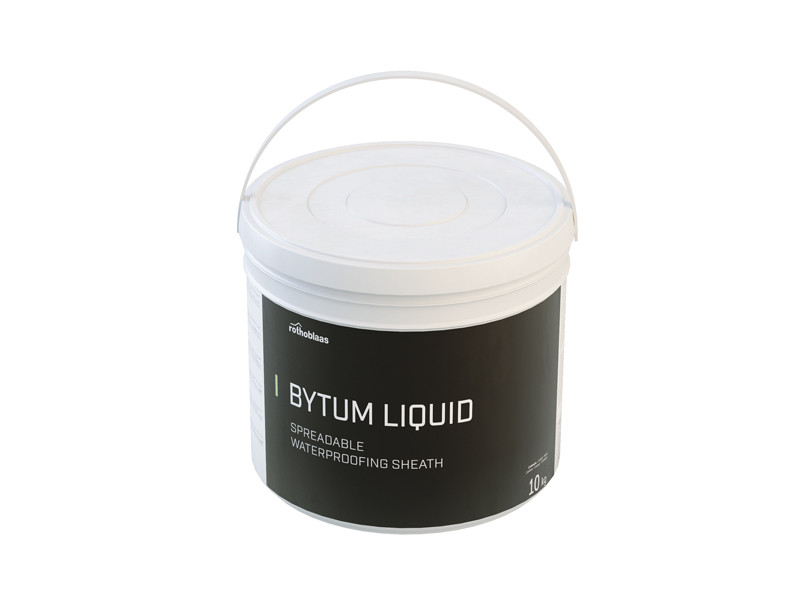 Masse d'étanchéité bitumineuse Rothoblaas BYTUM LIQUID 10kg