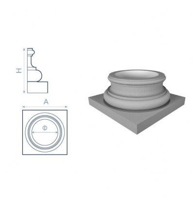 Base de colonne PK2