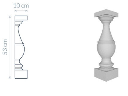 Balustre Décoratif TR2