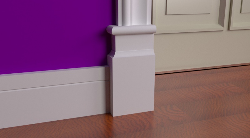 Socle pour Chambranle FS4L Robustesse et Élégance Architecturale pour vos Encadrements de Porte