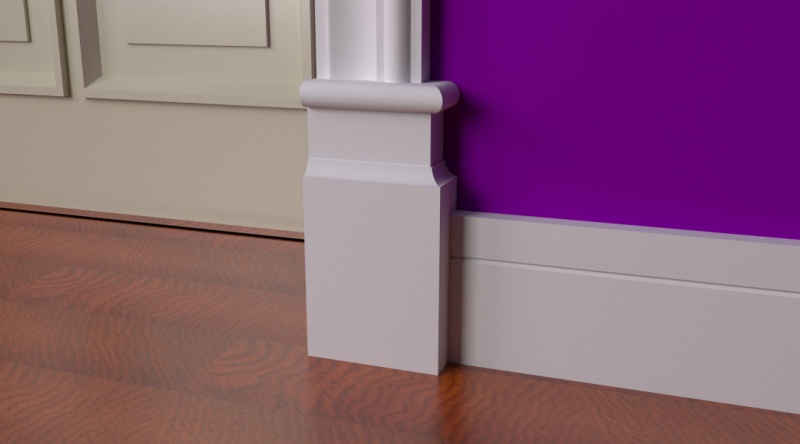 Socle pour Chambranle FS4P Élégance et Durabilité pour vos Encadrements de Porte
