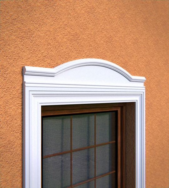 Fronton de fenêtre NA2 - Profil arrondi