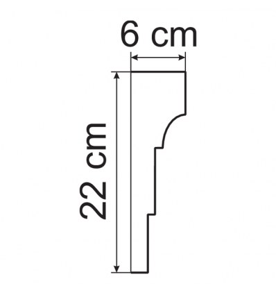 Corniche intermédiaire GP1 : traditionnelle