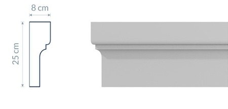 Corniche intermédiaire GP5 : simple et raffiné
