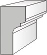 Corniche intermédiaire GP5 : simple et raffiné