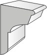 Corniche intermédiaire GP7 : un effet architectural