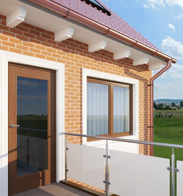 Corbeau Décoratif De Façade KR3 : Style Modern et Forme Simple