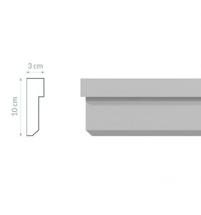 Moulure de Fenêtre L13 : Profilé claire et simple