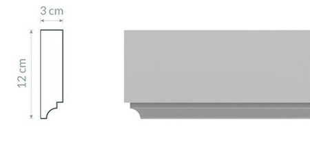 Moulure de Fenêtre L22 : Style Modern et Forme Simple