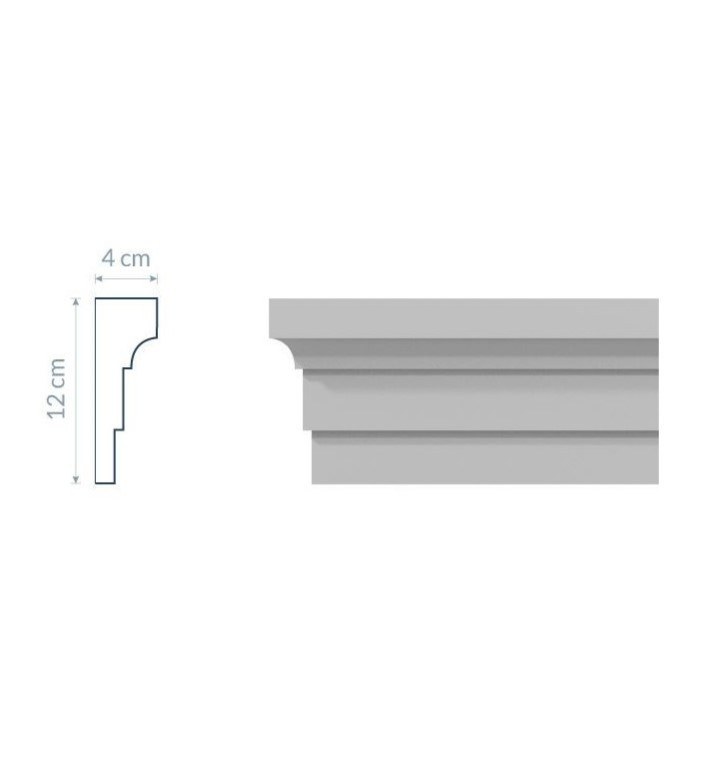 Moulure de Fenêtre L3 : effet architectural