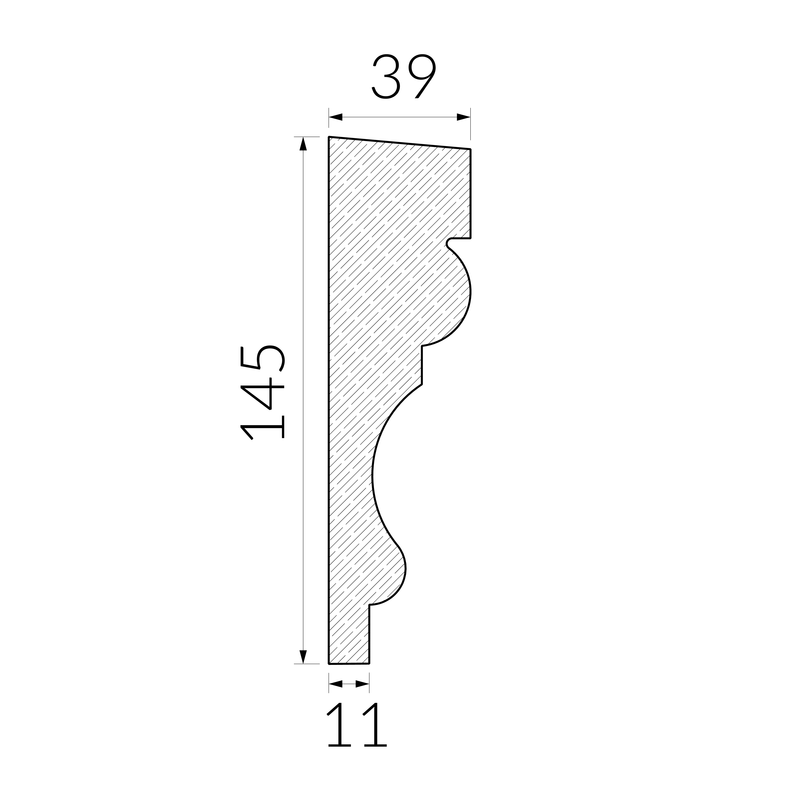 Moulure de fenêtre Premium Line WPL1 : design élégant et contemporain