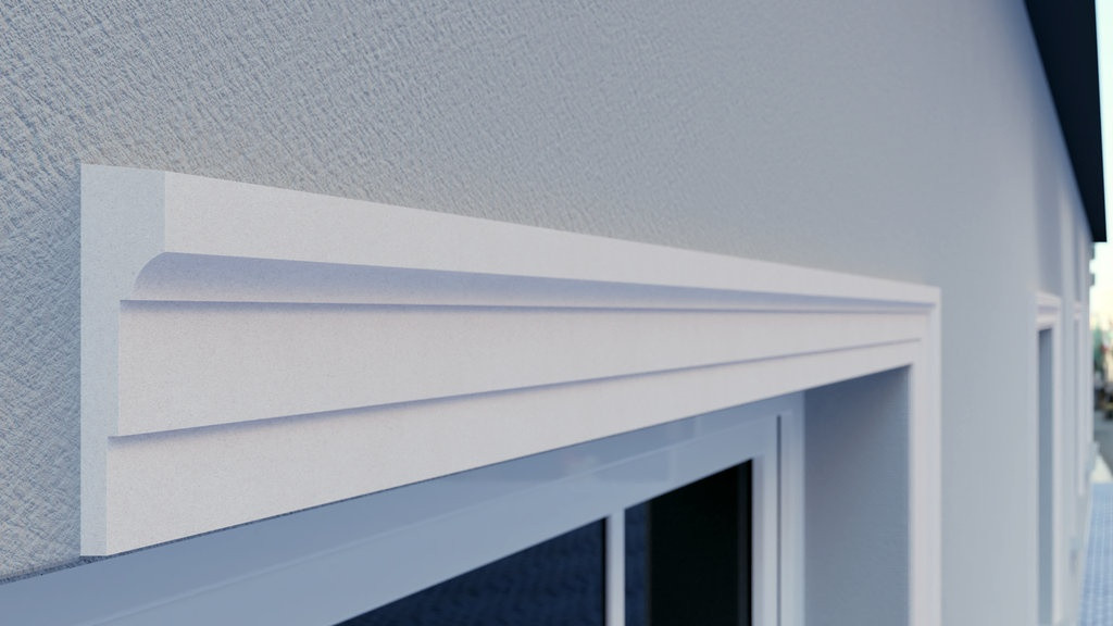 Moulure de fenêtre Premium Line WPL3 : Simple et Raffinée