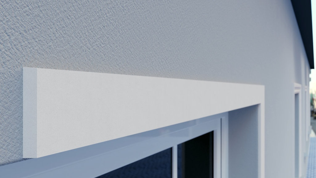 Moulure de fenêtre Premium Line WPL6 : Forme plate