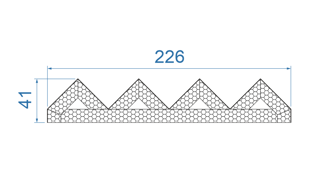 Panneau triangle 4cm – WMB