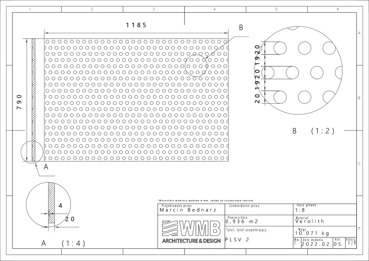 Panneau de façade PLSV 2