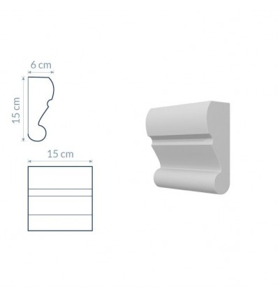 Support décoratif W2 : design moderne