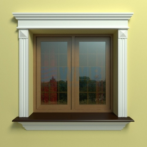 Support décoratif W5A : base est carrée 3D