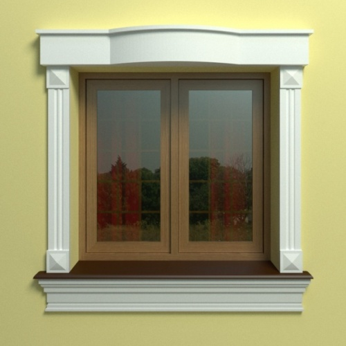 Support décoratif W5A : base est carrée 3D